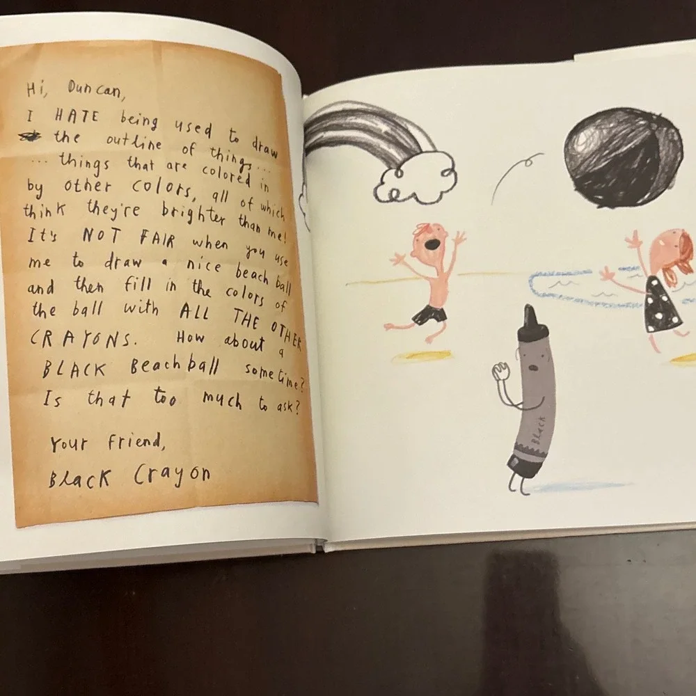 The Day the Crayons Quit Picture Book Drew Daywalt Oliver Jeffers Large Harcover